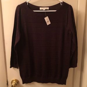 Dark burgundy loft sweater